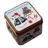 Christmas New Products Christmas Party Box Candy Jar Storage Gift Box Tinplate Decorations Tin Box