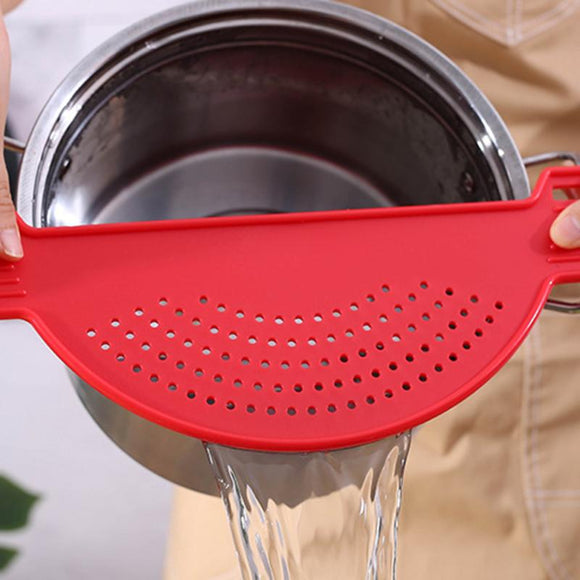 Kitchen Accessories Useful Plastic Drain Basket To Wash The Rice Filter Leakproof Funnel Baffle For Kitchen Jars Dropshipping