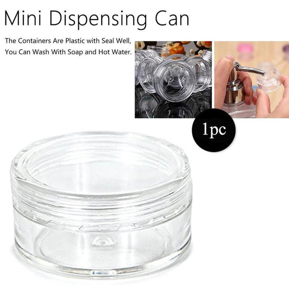 5pcs/10pcs Empty Jars Cosmetic Refillable Bottles Makeup Container Small Round Jars Box Little Cream Jar Series