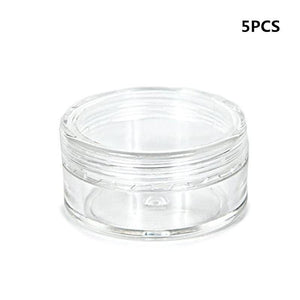 5pcs/10pcs Empty Jars Cosmetic Refillable Bottles Makeup Container Small Round Jars Box Little Cream Jar Series