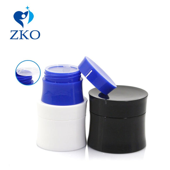 15g/30g/50g Plastic Cosmetic Jar Waist shape for Makeup Packaging 15g PP Material Free Shipping empty cosmetic containers