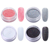 4 Jars Holographic Effect Nail Glitter Set For UV Gel Polish 10ml Fine Glitter Sparkles Acrylic Nail Art Glitter Manicure Dust