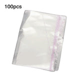 100pcs Transparent Plastic Bags Self Adhesive Seal Jewellery Opp Packaging Bag Transparent Plastic Bag Jewelry Bag